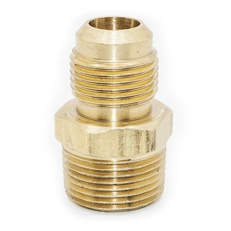 #48 1/4 Inch X 1/8 Inch Brass Flare MIP Adapter